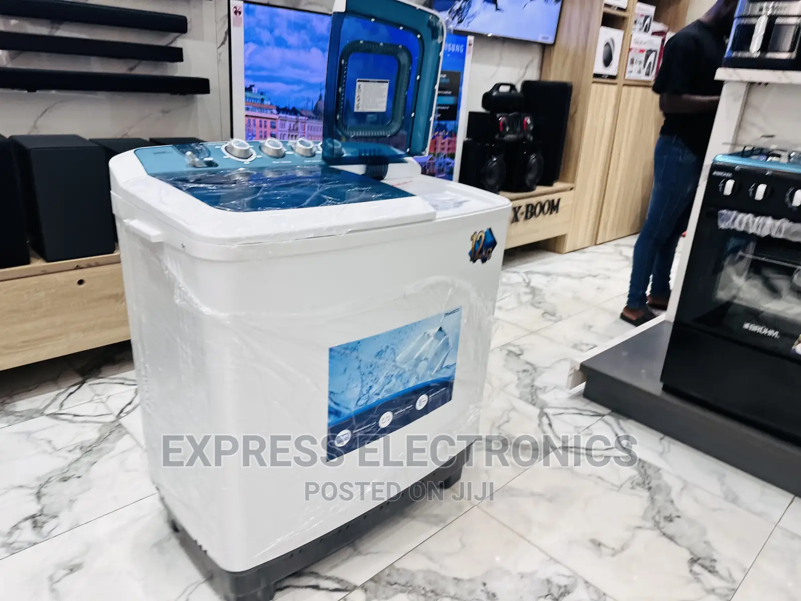 Durable Build Body Nasco Twintub Washing Machine12kg