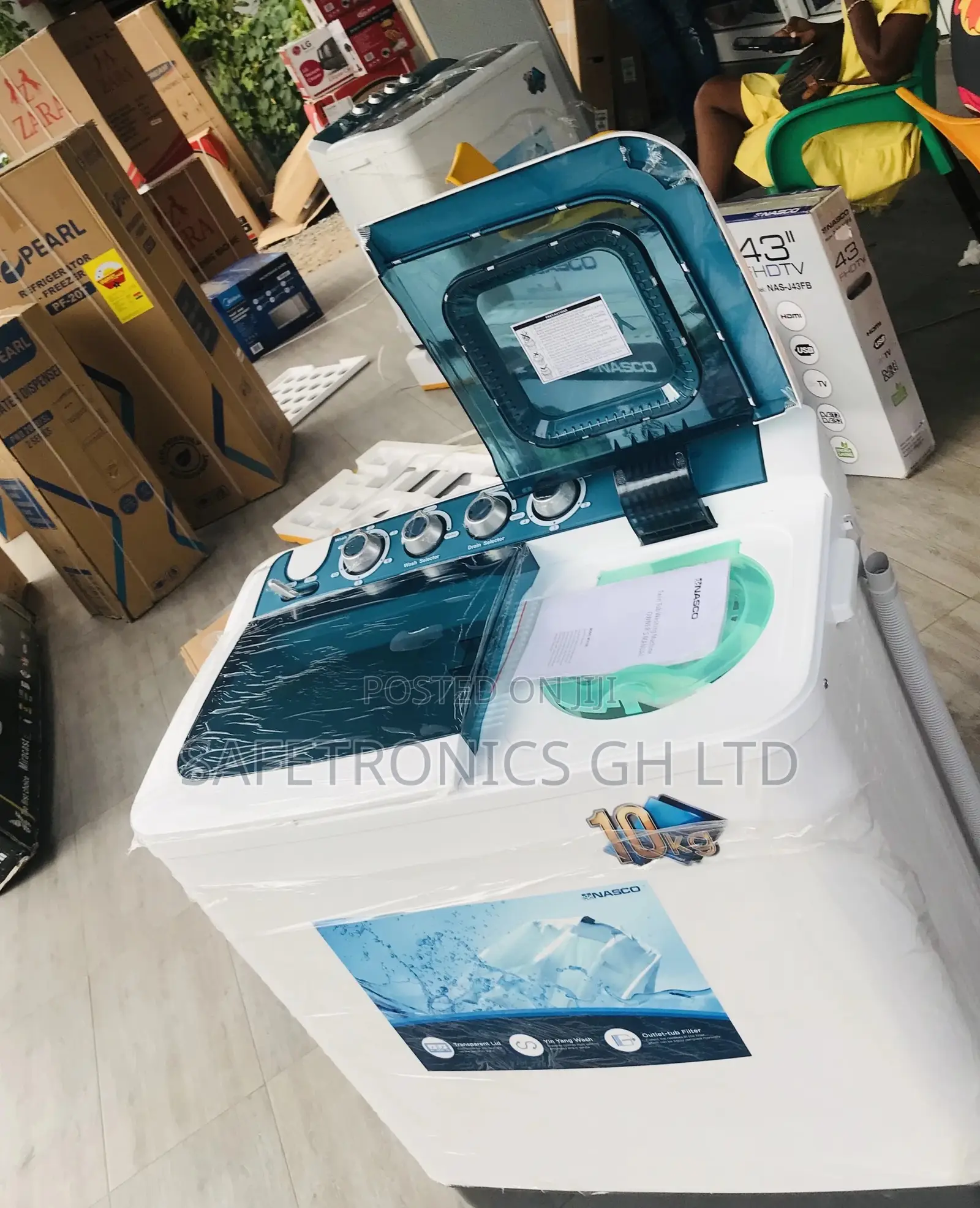 Brand New Topload Washingmachine Semiautomatic 10kg 