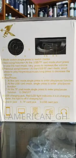 Portable Bass Loudspeaker With (Fm)