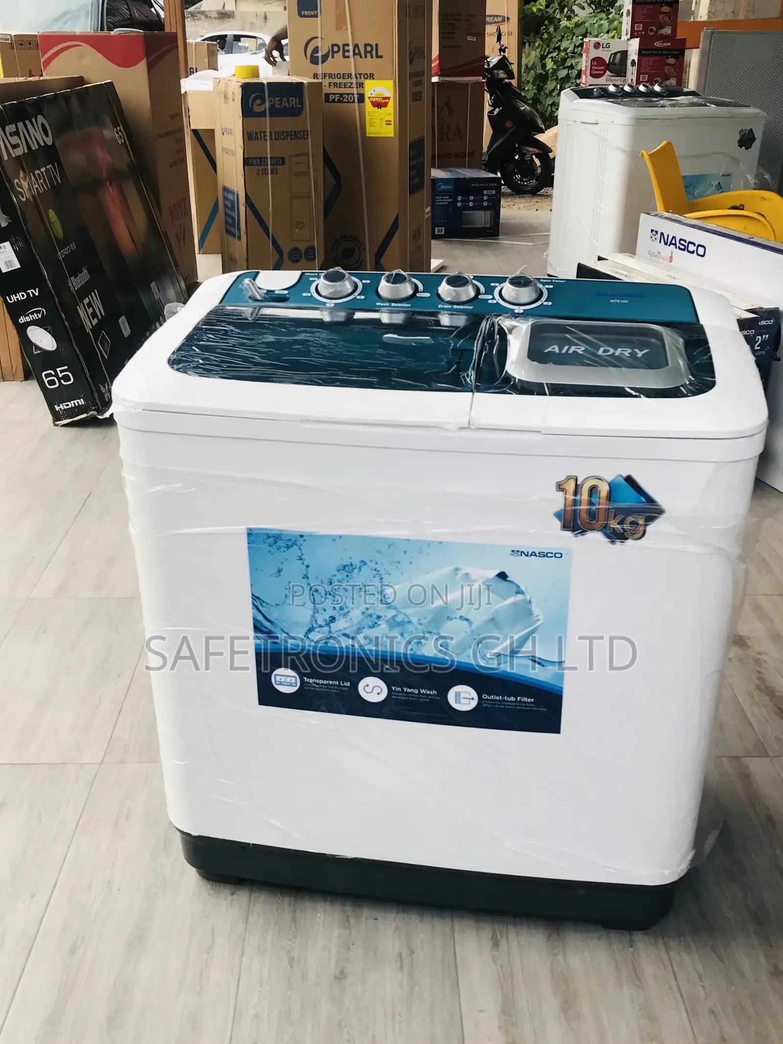 Text/Call for Nasco Washingmachine 10kg Toploadsemiautomatic