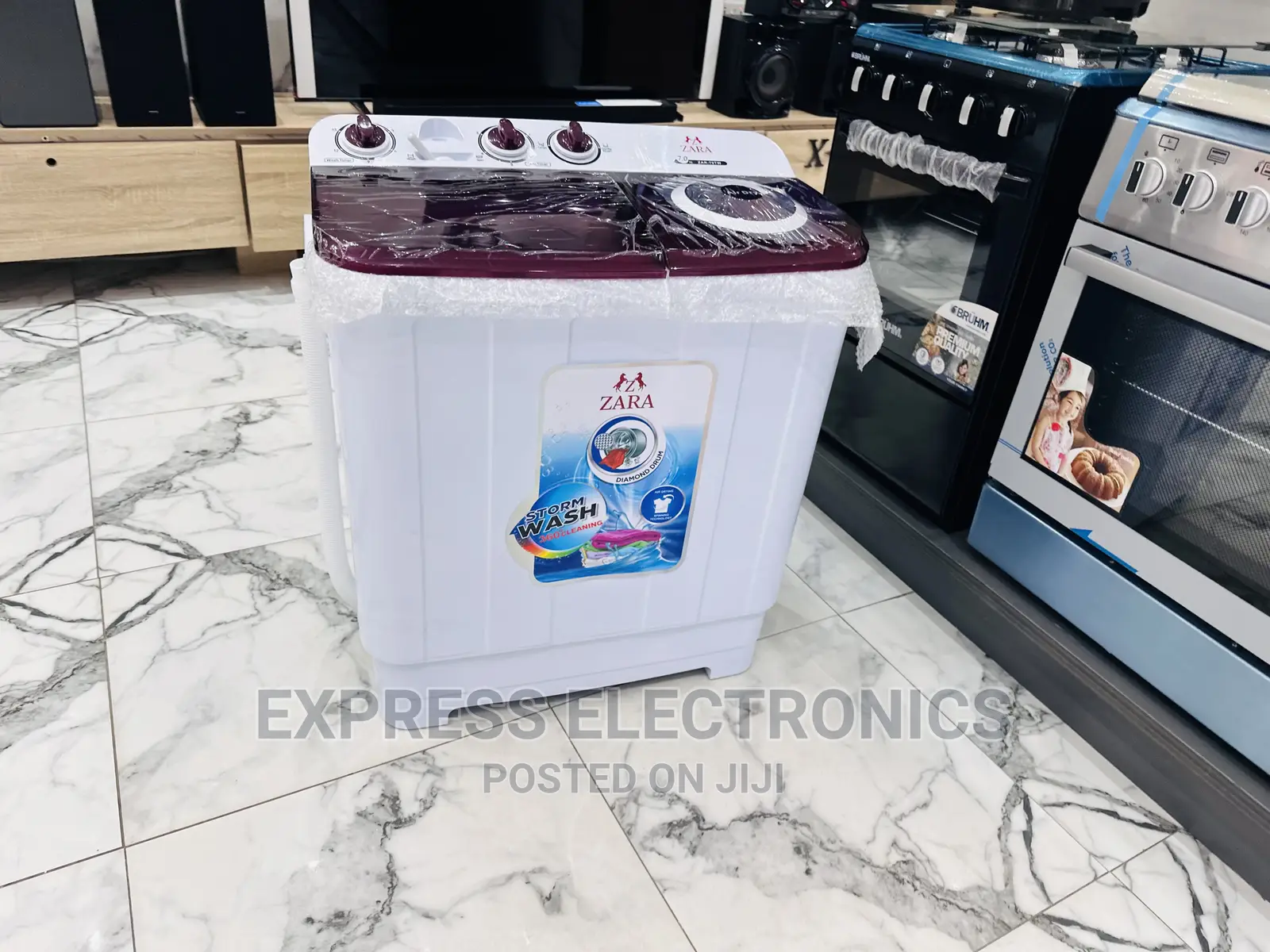 Wash Faster With Zara Topload Twintub 7kg Washing Machine