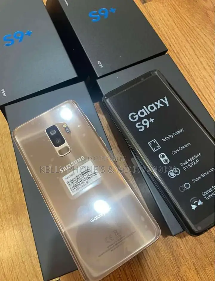New Samsung Galaxy S9 Plus 128 GB Gold
