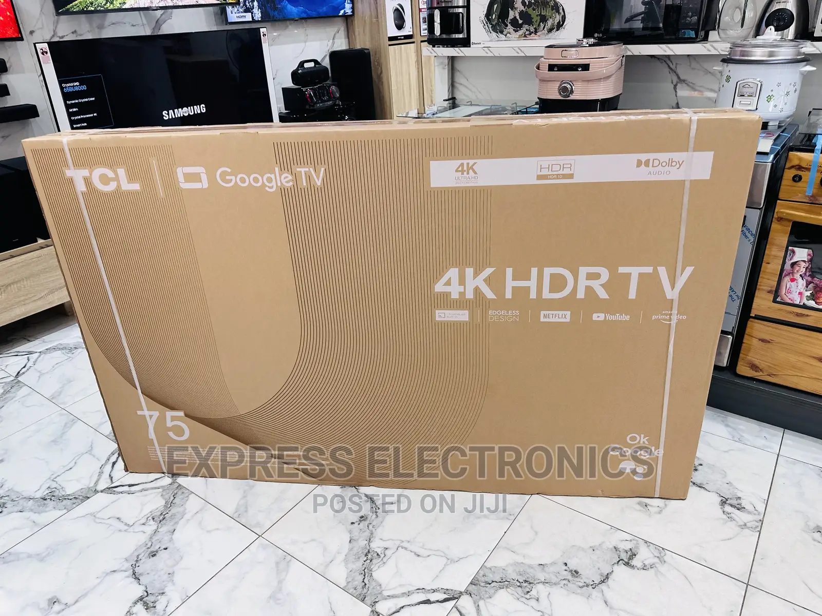 Vivid Full UHD Smart Android TCL 75”P635 Tv 
