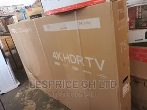  HDRTV ~TCL 75” Android Smart