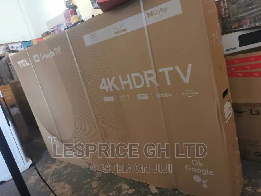 Quality TCL 75” Android HDRTV