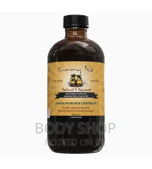 Photo - Sunny Isle Jamaica Black Castor Oil- 8oz (Hair and Beard )