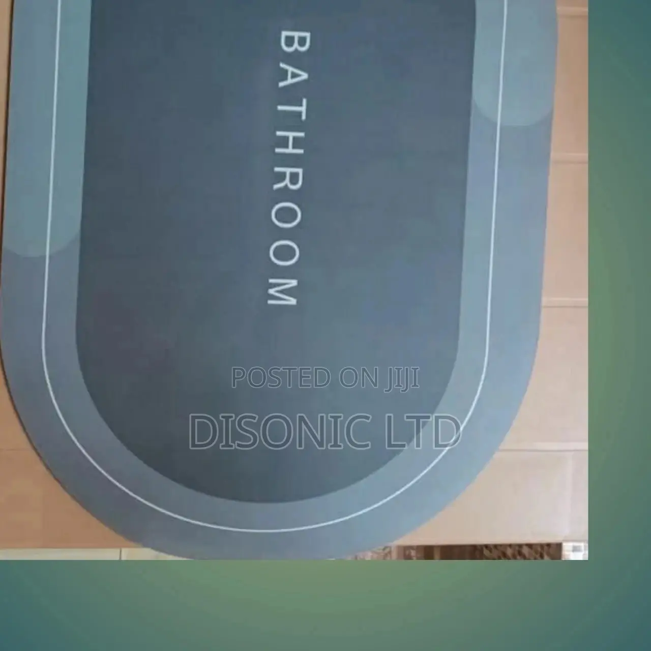 Water Absolvent and Antislip Bathroom Door Mats
