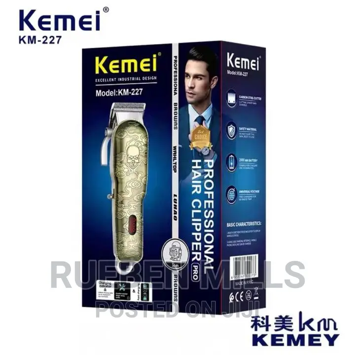 Kemei Km-227 Cordless Barbering and Shaving Machine