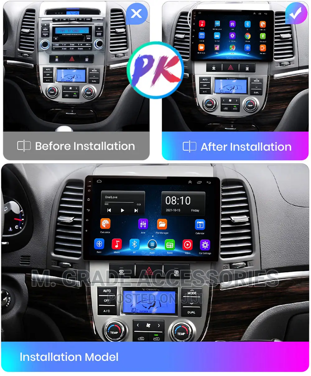 Santa Fe Premium Android Radio With Carplay Android Auto