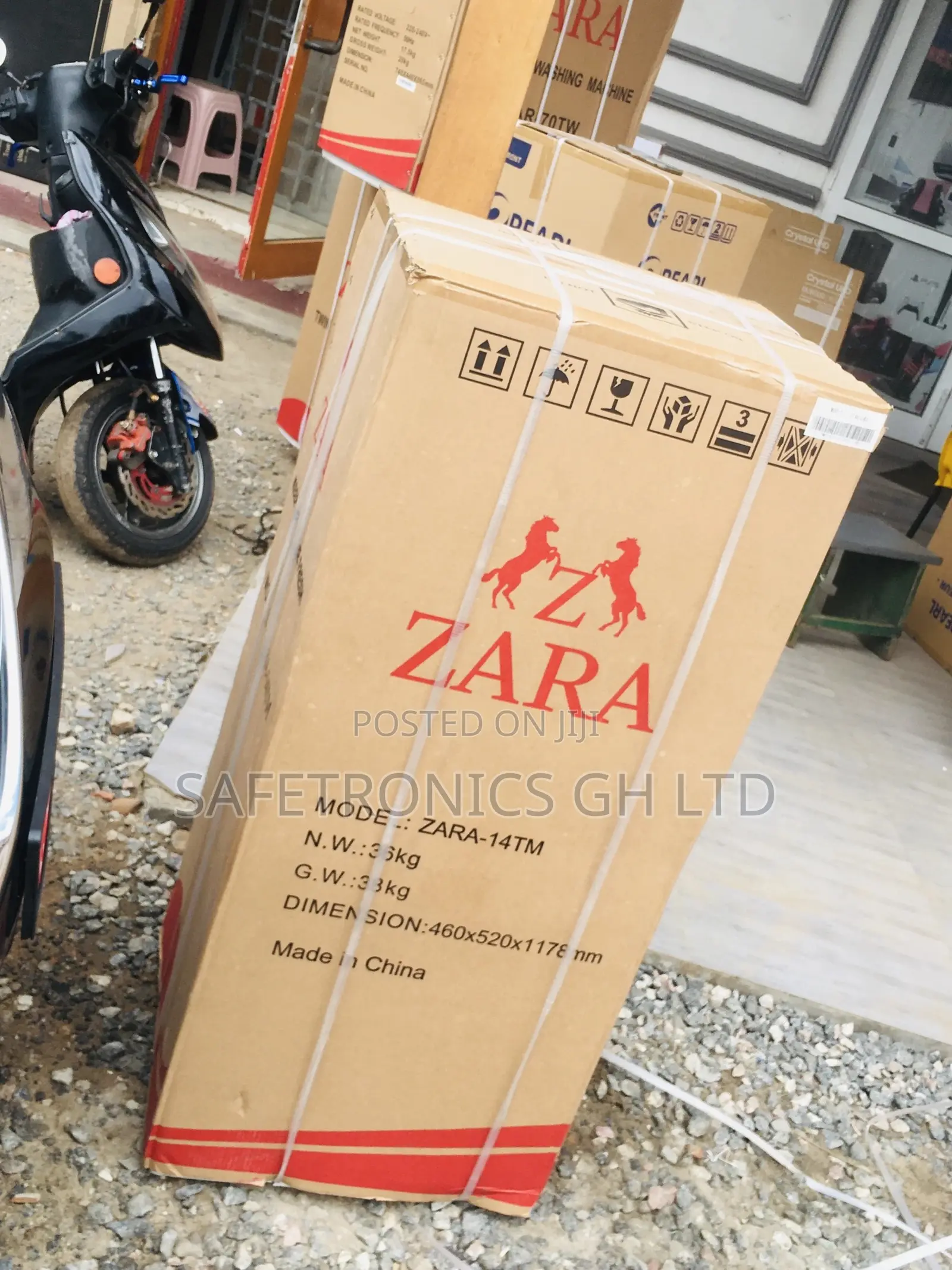 Lockable Zara-14tm Topfreezer Doubledoor Zara Fridge 