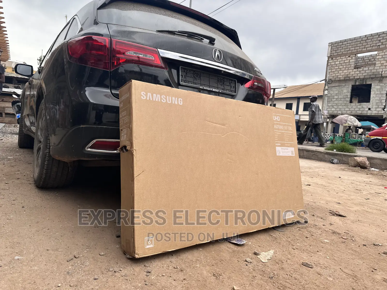 Outstanding Performance UHD Smart 55”Bu8000 Tv Samsung