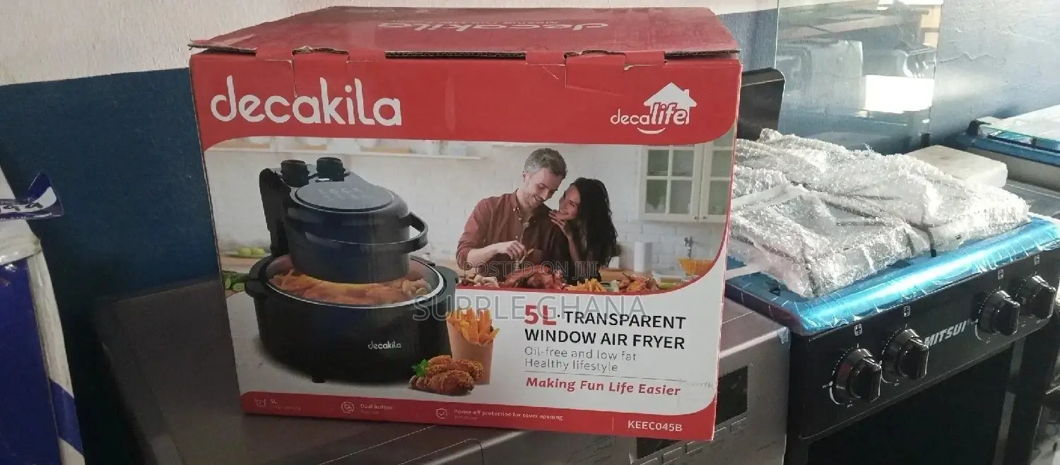 Decakila Strong Window Air Fryer 5L