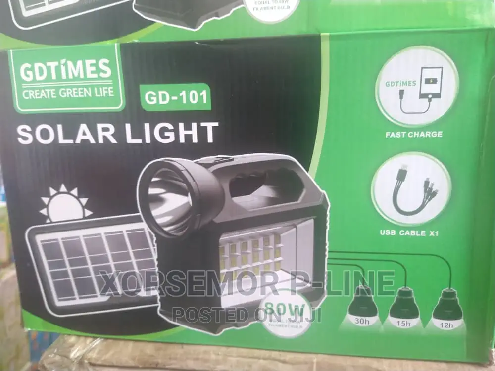 Gdtimes Gd-101 Solar Light