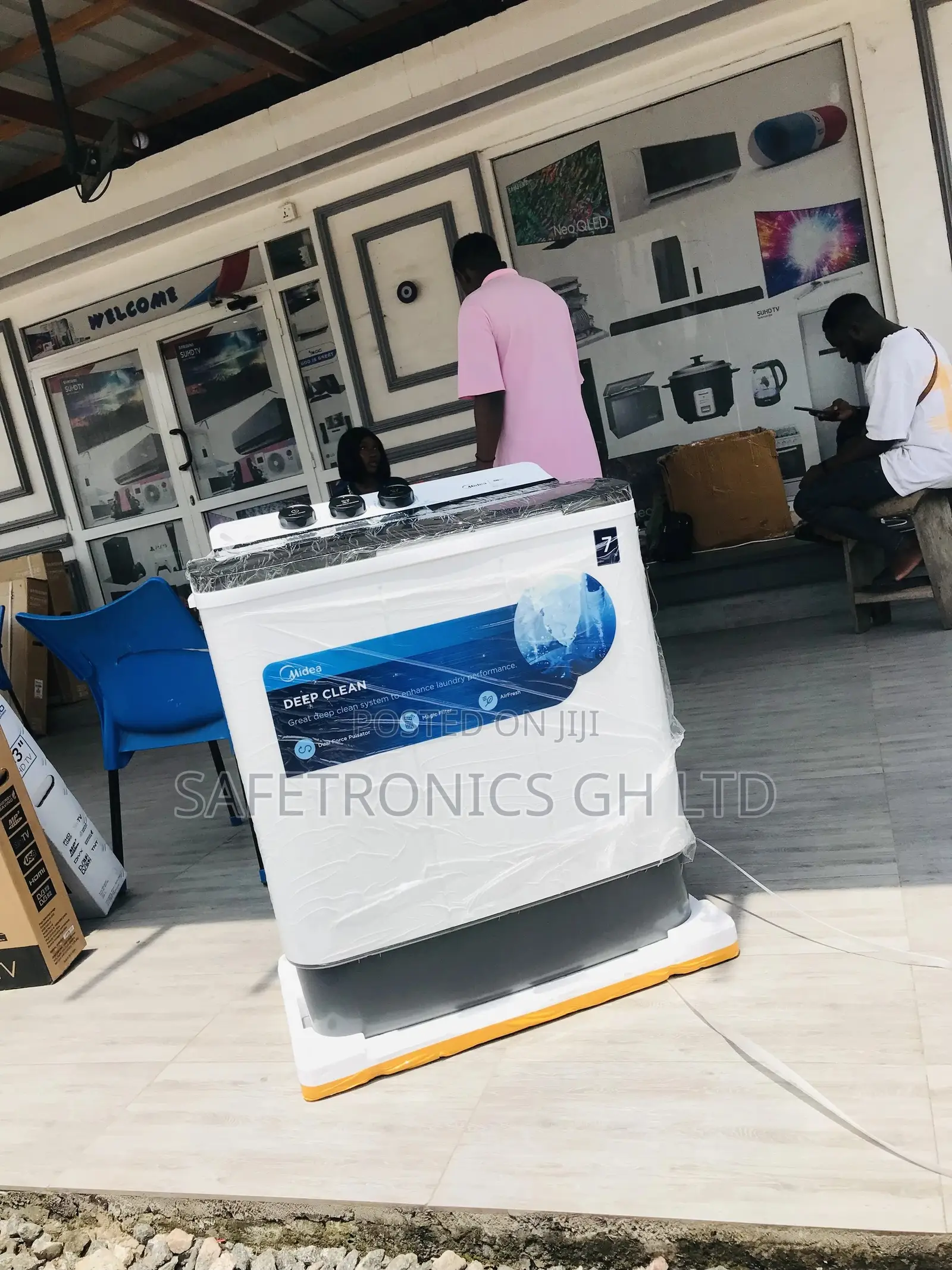 7kg Semiautomatic Topload Midea  Washingmachine