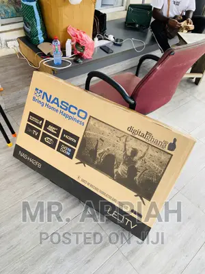 Free Standing Nasco 42 Inch Digital Satelite Tv( Black)