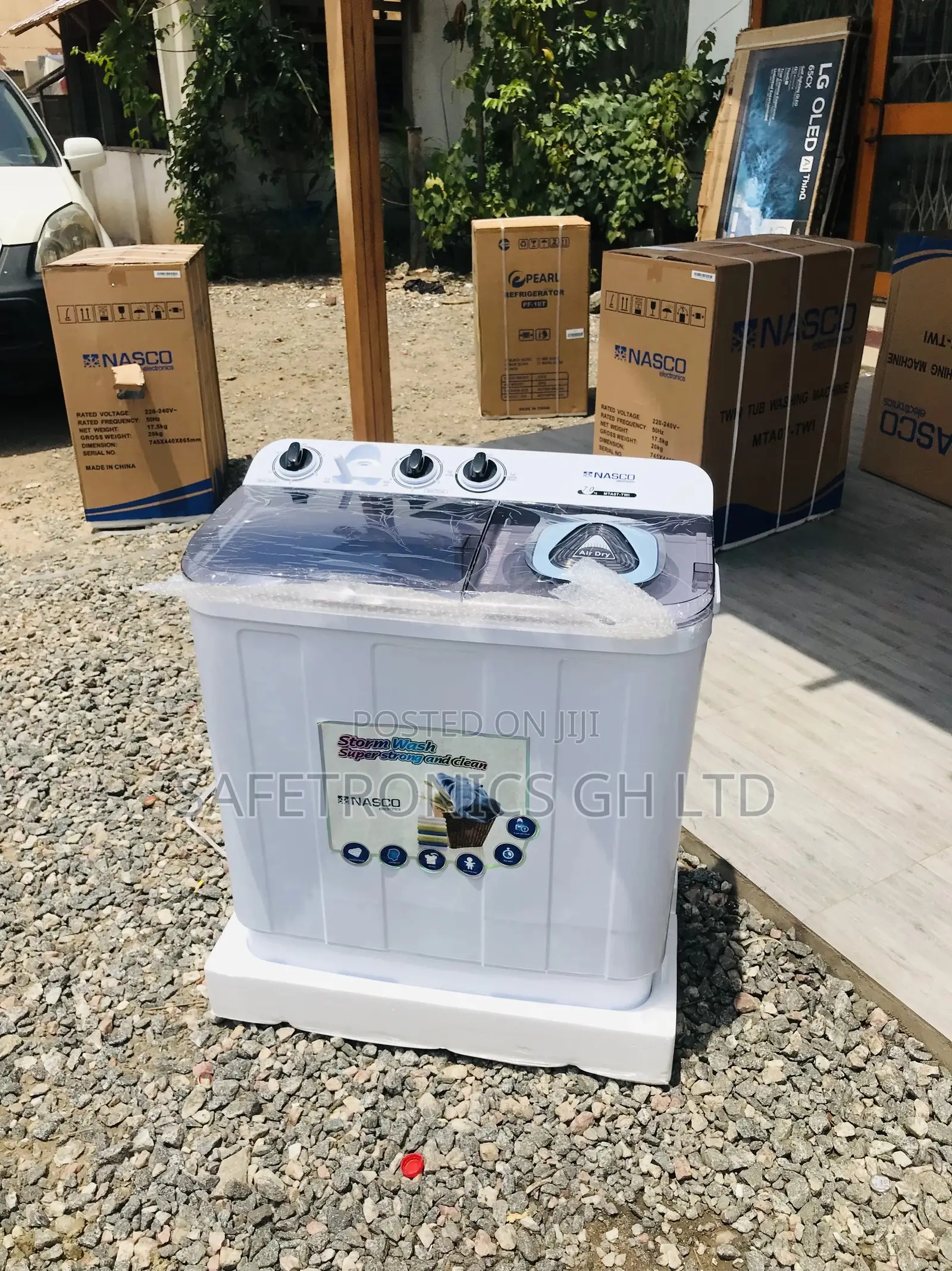 Great Nasco 7kg Washingmachine Topload Semiautomatic 