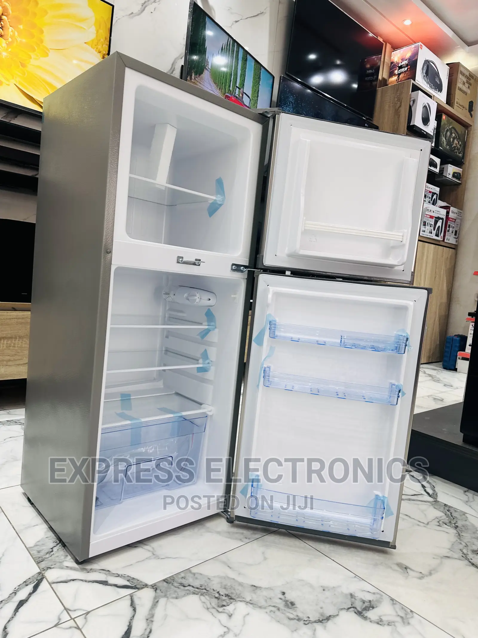 20T Double Door Mini Size Fridge Pearl