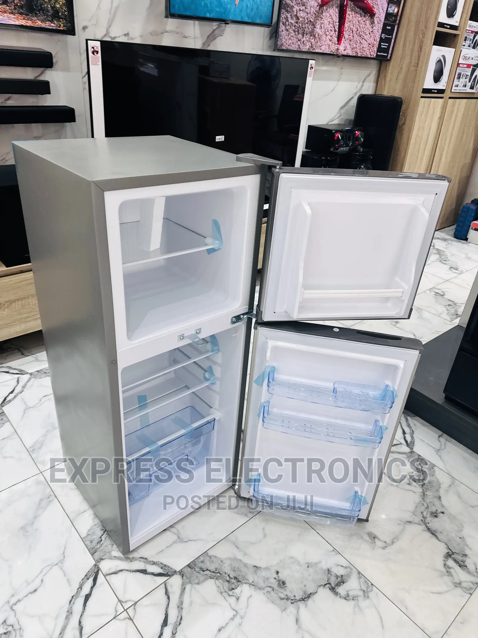 High Efficiency Compressor Pearl Double Door Fridge 20T