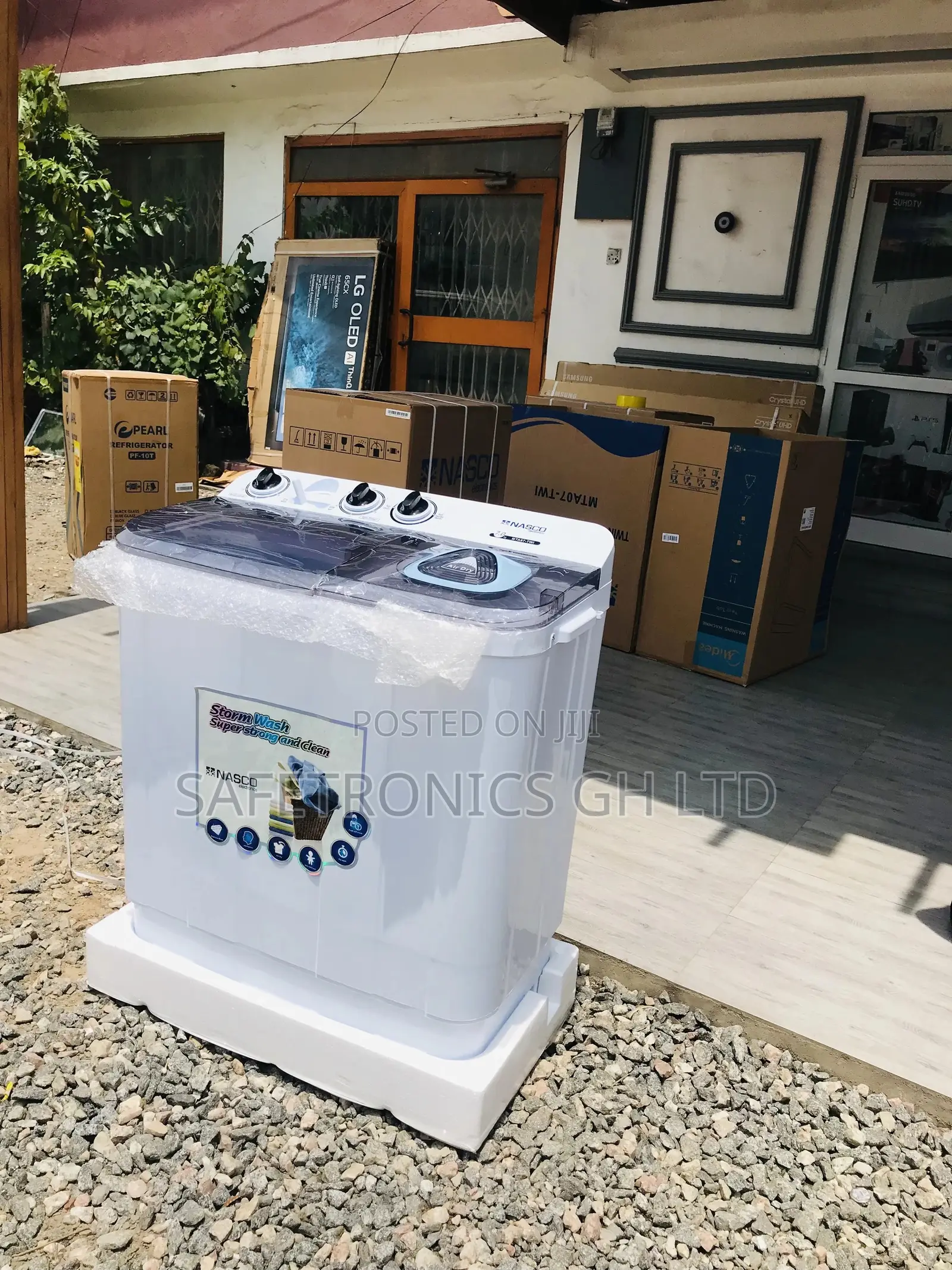 Topload Washingmachine 7kg Twintub Semiautomatic Nasco
