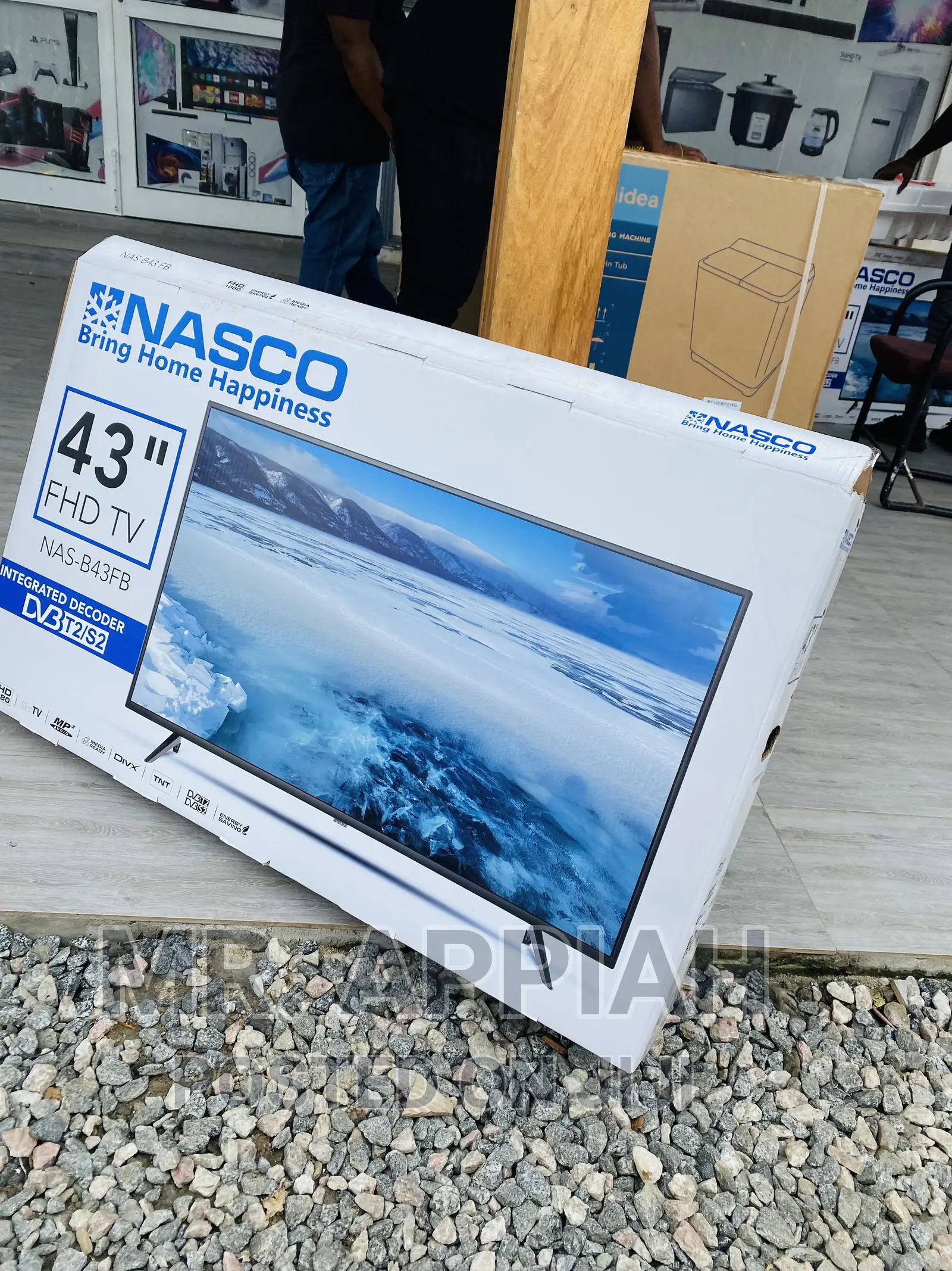 Upgrade Your Viewing Nasco 43” Digital Satelite Tv(Black(