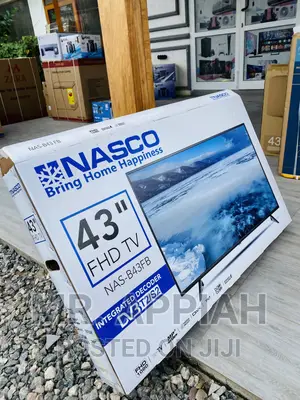 High Quality Nasco 43 Inch Digital Satelite LED Tv(Black)