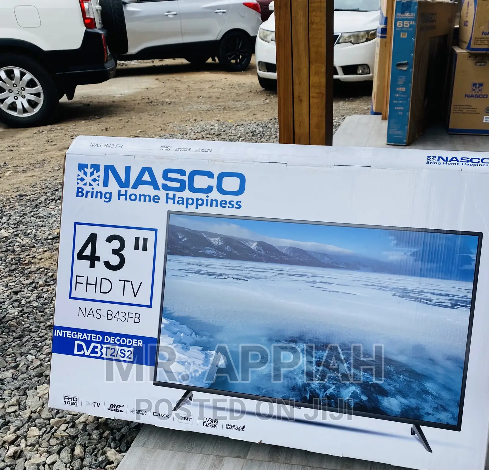 Brand New Nasco 43inch Full HD Digital Satelite Tv(Black)