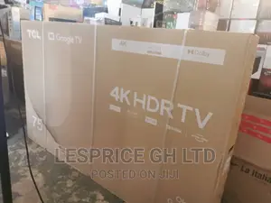 TCL 75” Ok Google Android Smart Digital TV