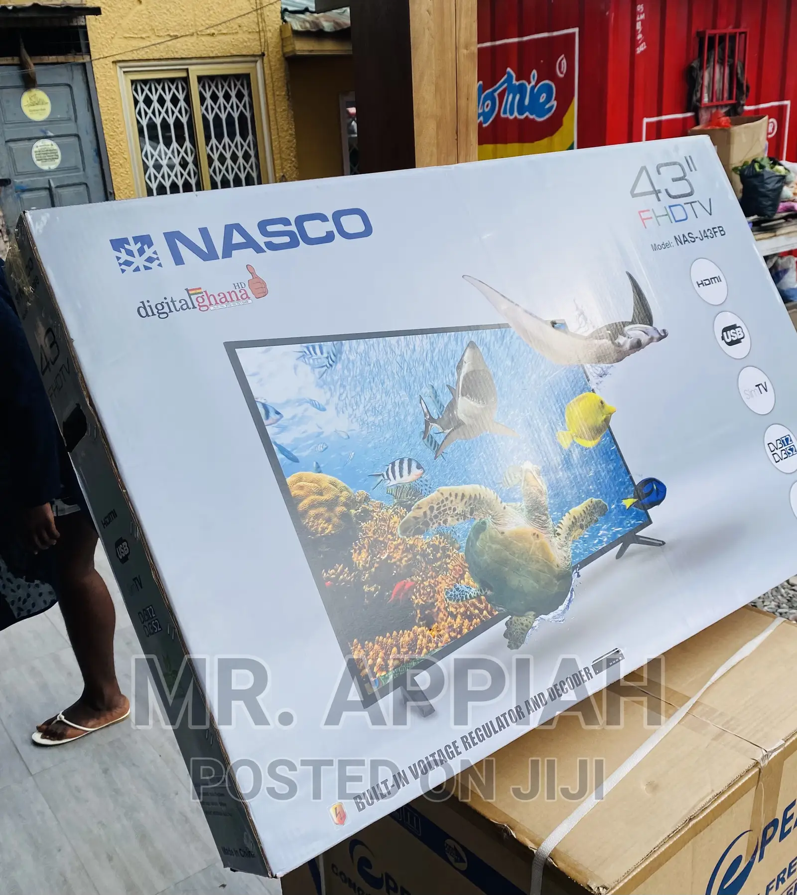 Purchase Original Nasco 43” FHD Digital Satelite Tv,Black