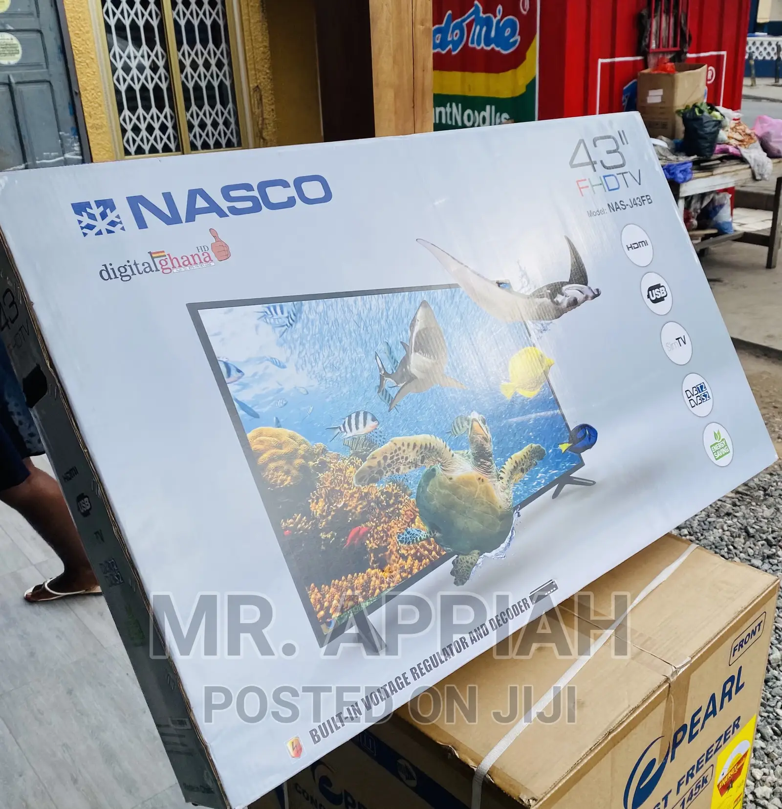 Purchase Original Nasco 43” FHD Digital Satelite Tv,Black