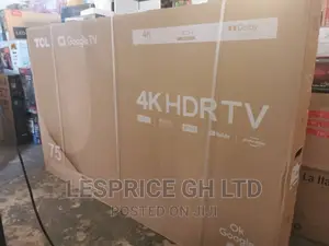 Luxury TCL 75” Android HDRTV