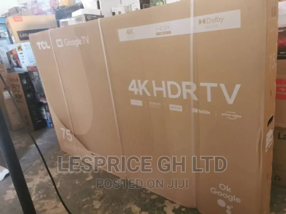 Dynamic Color~TCL 75” Android Smart TV