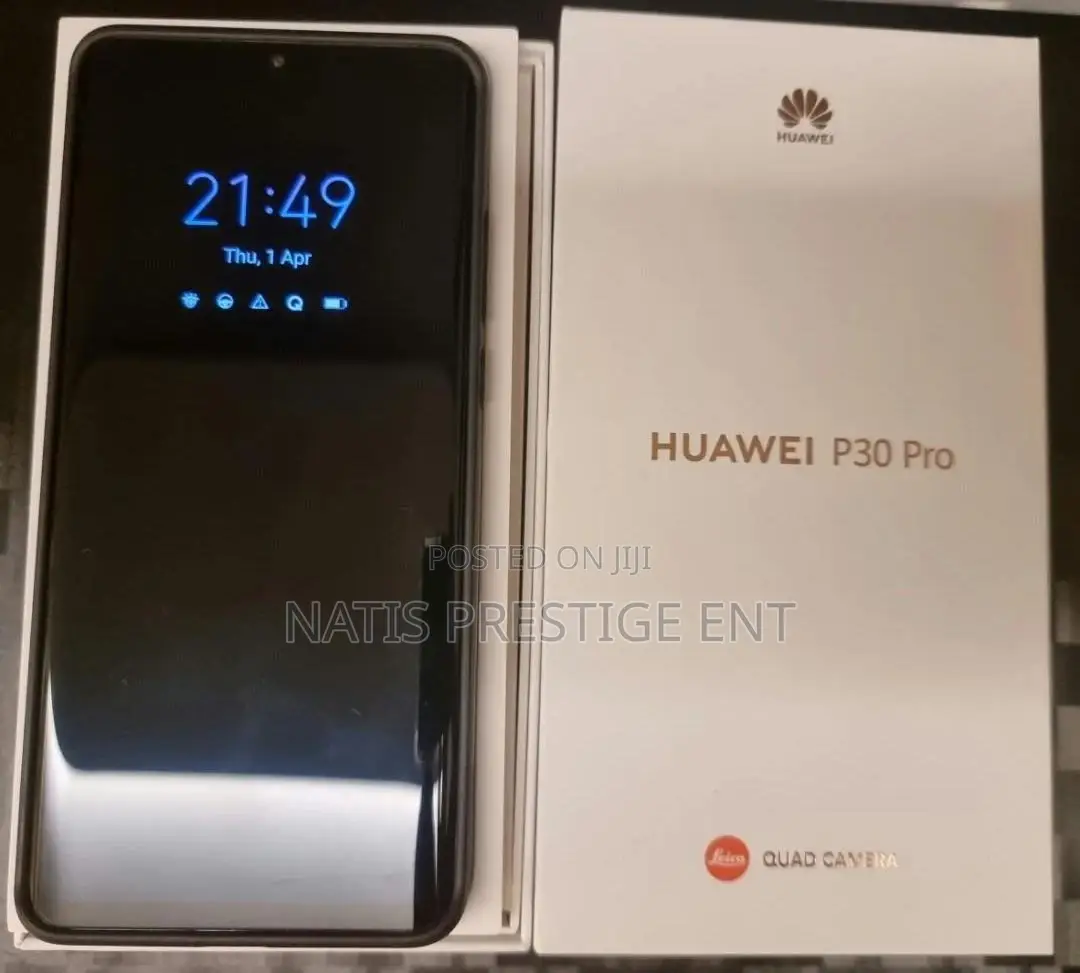 New Huawei P30 Pro HW-02L 128 GB Black
