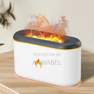 300ml Flame Aroma Humidifier + 1 FREE 10ml Essential Oil