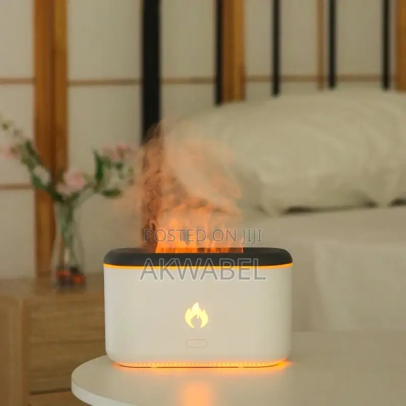 300ml Flame Aroma Humidifier + 1 FREE 10ml Essential Oil