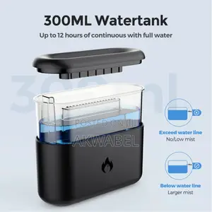300ml Flame Aroma Humidifier + 1 FREE 10ml Essential Oil