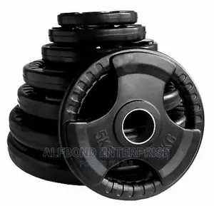Olympic Black Rubber Coated Weight