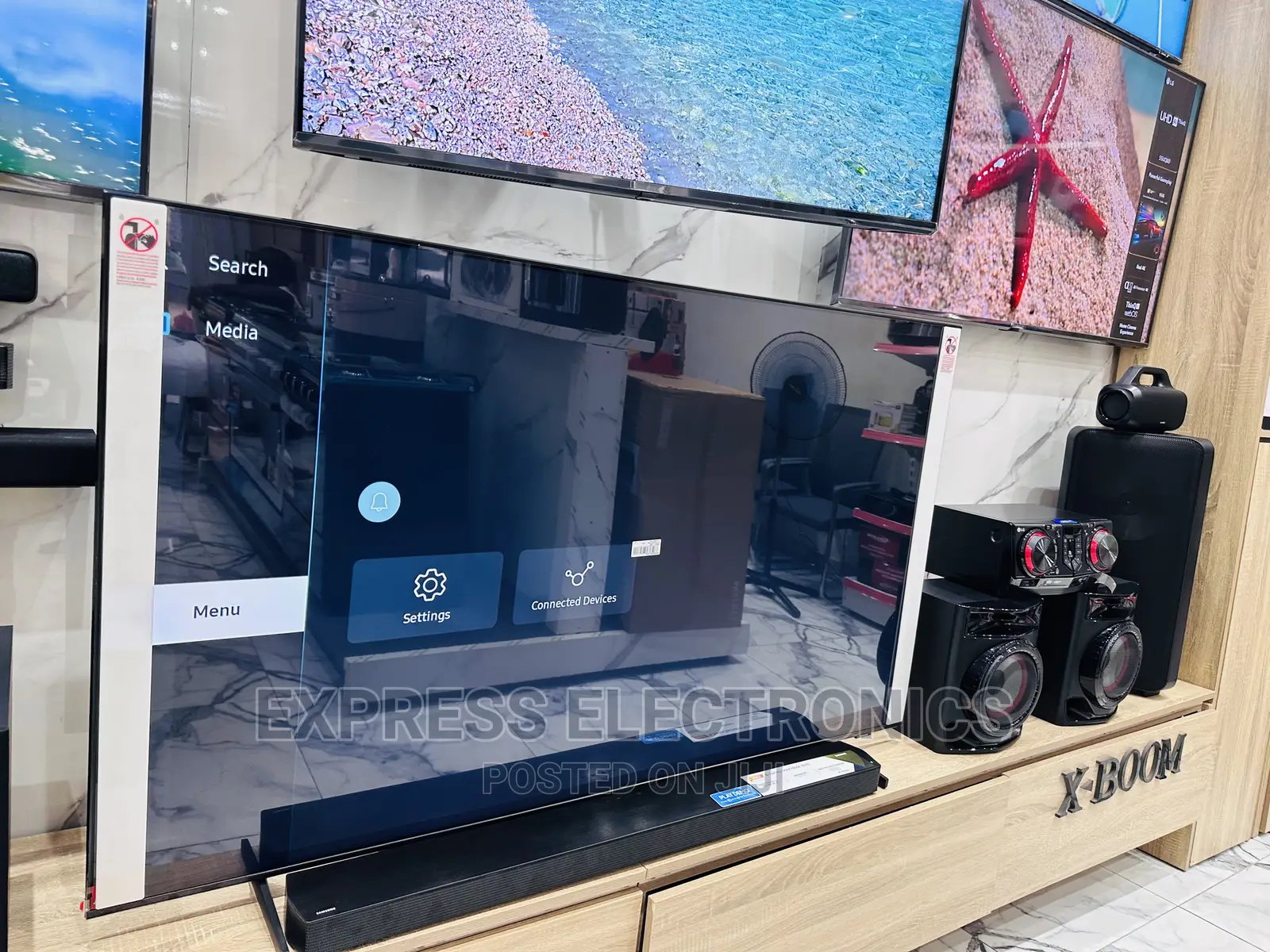 Quality Meets Compact Samsung UHD Smart 75”Cu8000