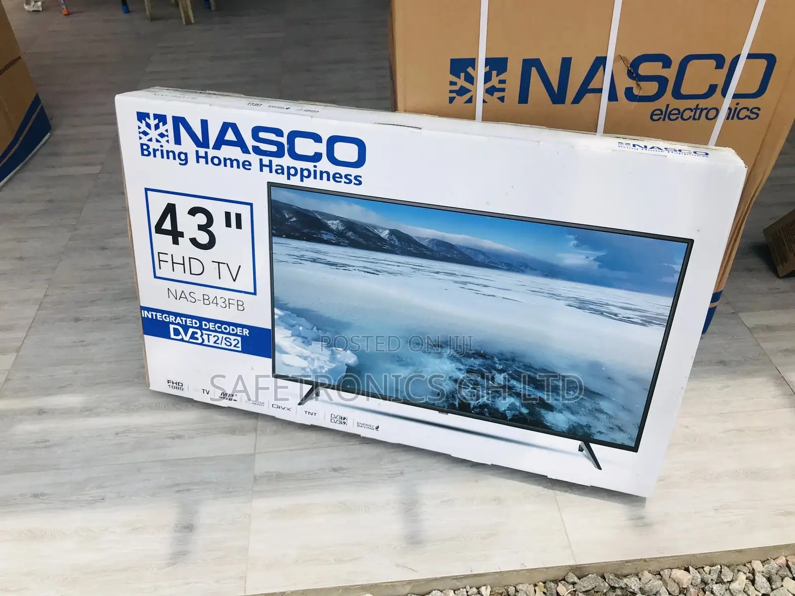 Glossy LED Digital Nasco 43 Inches Satellite  Tv