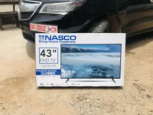 Digital Black Nasco 43 Inches Glossy LED Satellite Tv