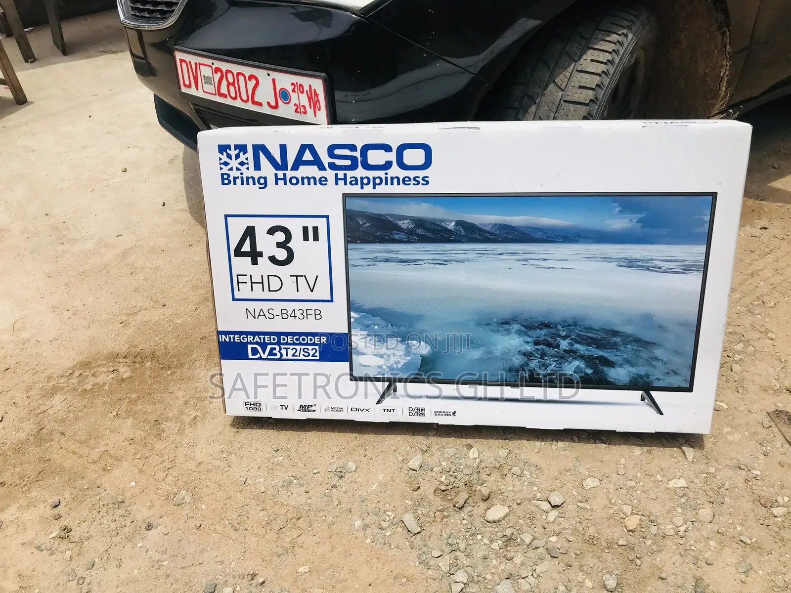 Unique Glossy Satellite Digital 43 Inches LED Nasco Tv 