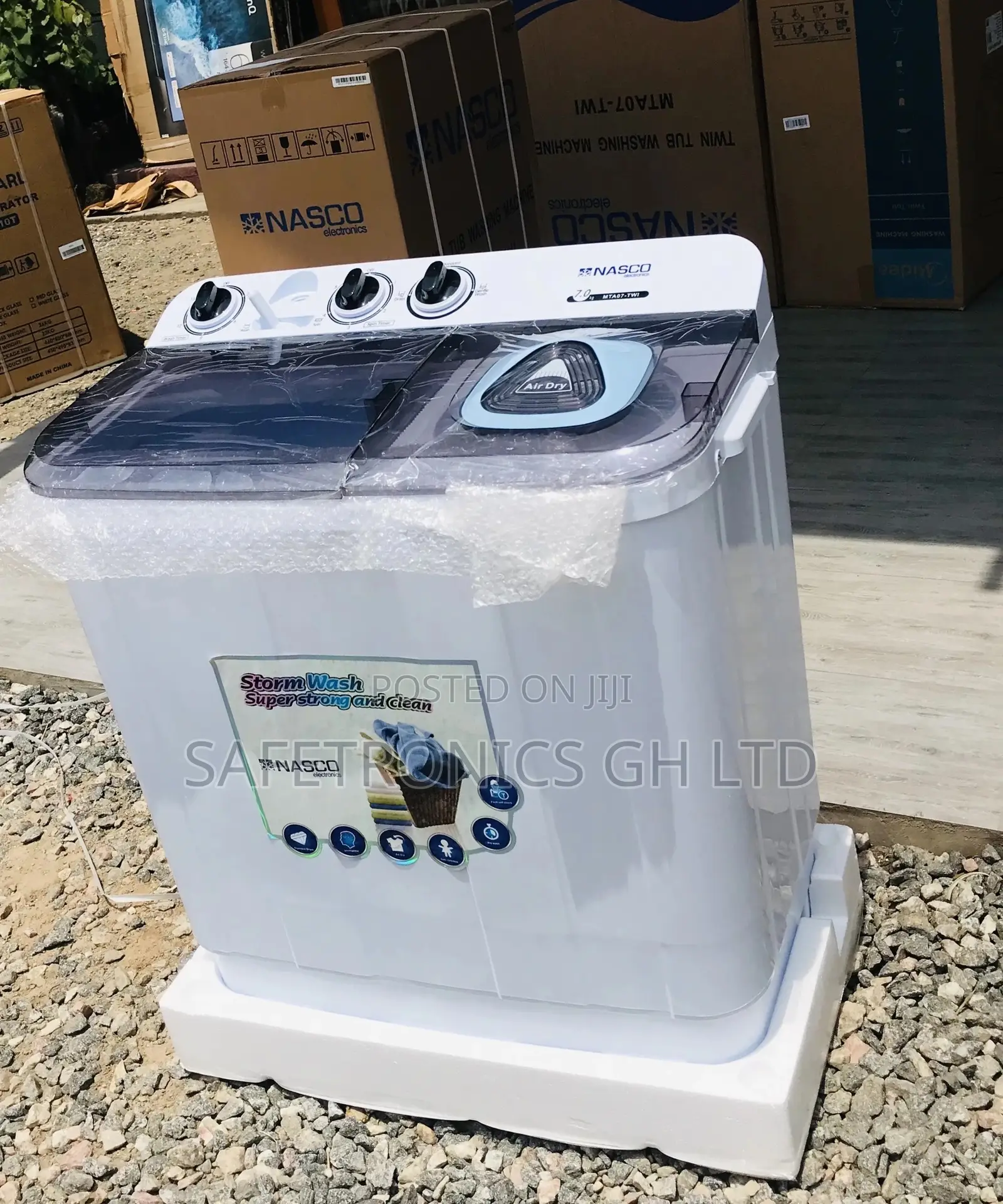 Topload 7kg Washingmachine Plastic Semiautomatic Nasco