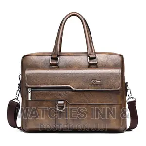 Buy 1 Get 1 Free  Executive Men's Leather Bag / Briefcase
