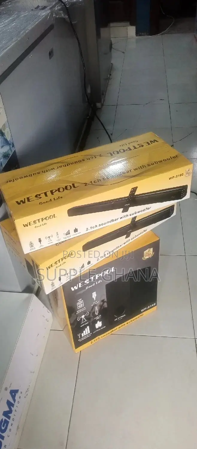 Quality Westpool Sound Bar 2.1ch