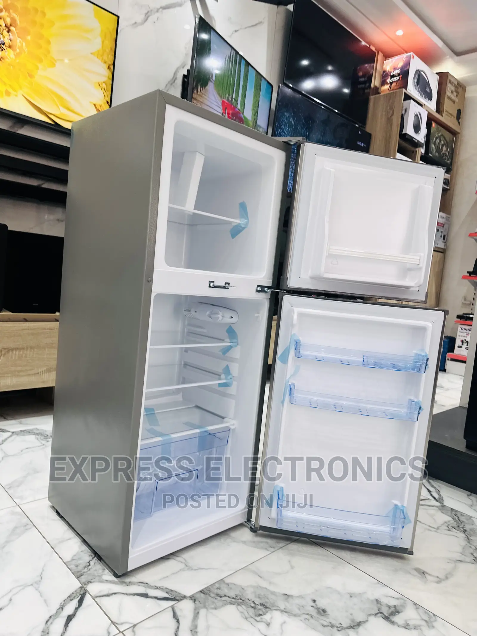Live Better With Pearl 20T Double Door Fridge Top Freezer