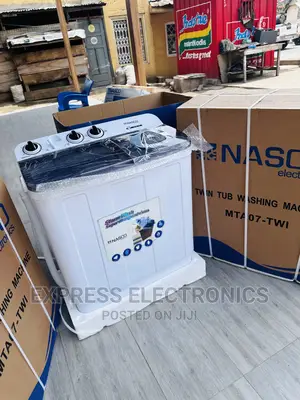 Wash More Worry Less With Nasco 7kg Topload Washing Machine