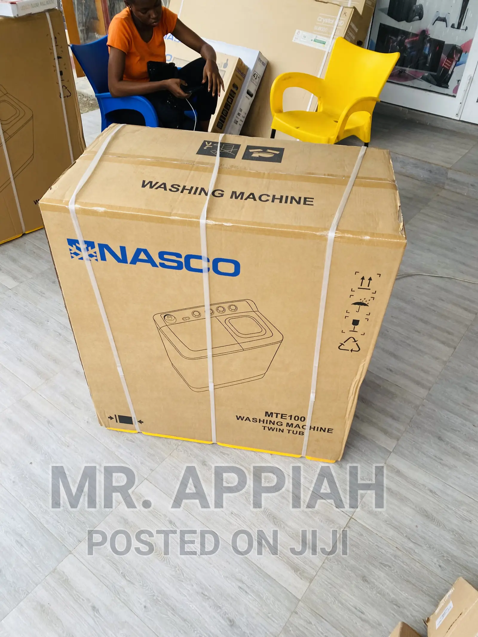 Shop Original Nasco 10kg Spin/Dry Washing Machine(White).