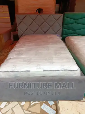 Modernised Double Bed With Mattress 54x75. Free Del