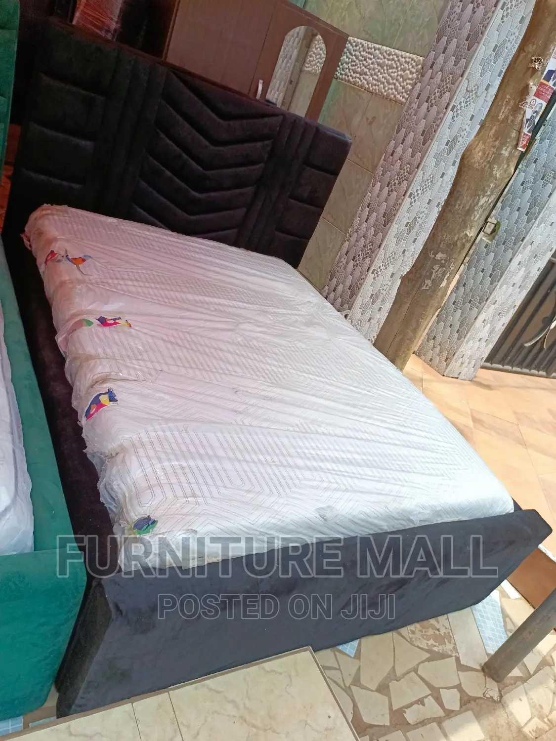 New 60x80 Queen Size Bed With Mattress. Free Delivery
