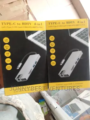 Type C 8in1 Converter With Vga Port