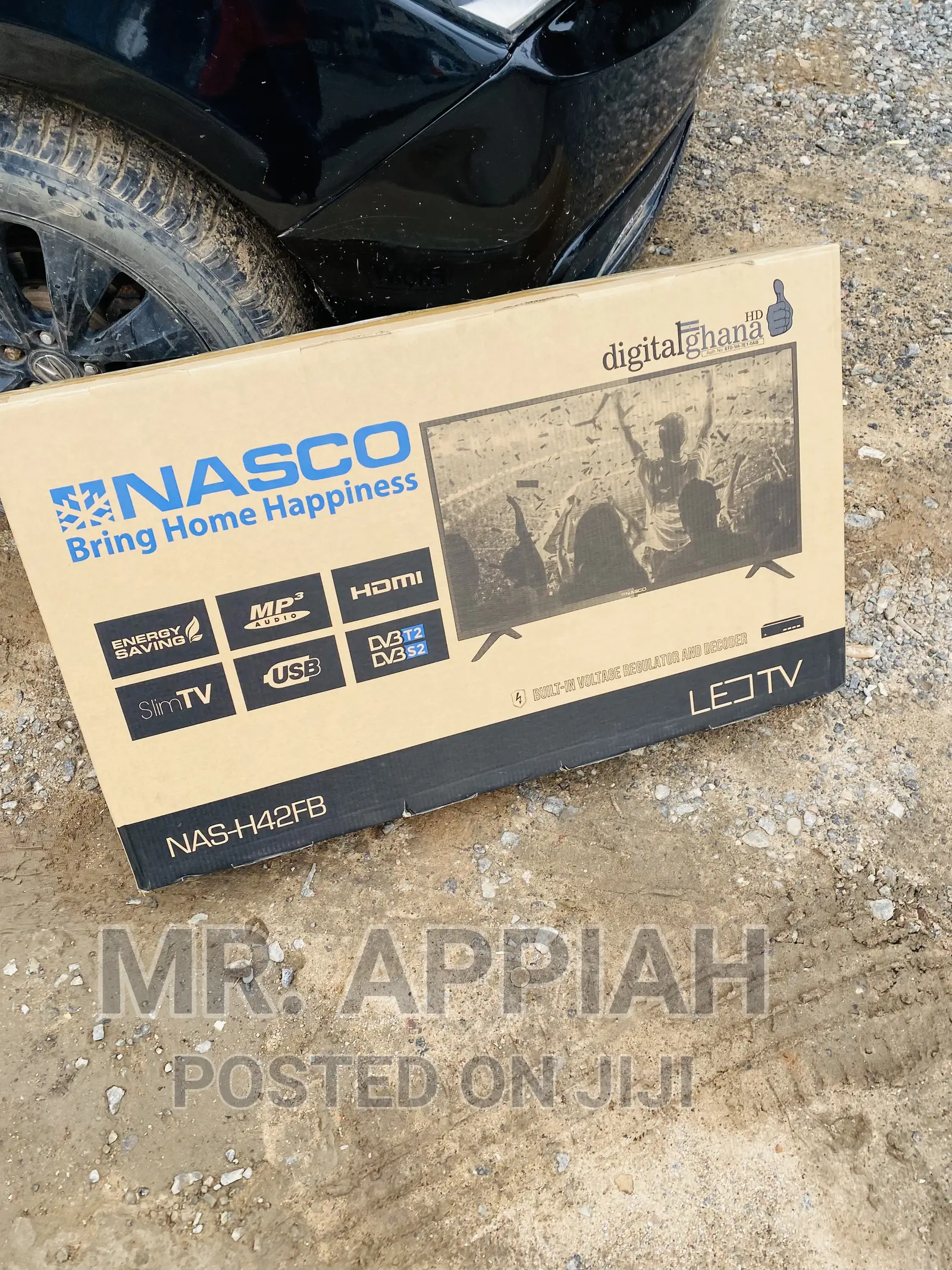 Durable and Affordable Nasco42” Full HD Digital Satelite Tv